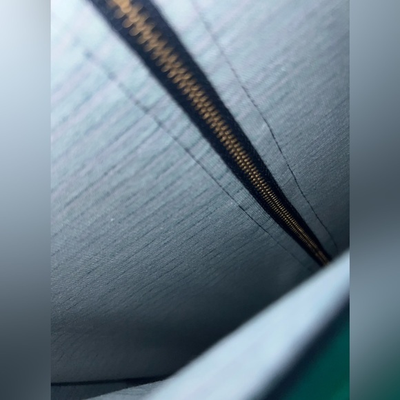 the limited green & black striped long sleeve dress size S - Picture 8 of 11